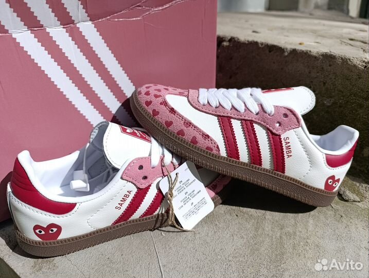 Adidas Samba Og с сердечками