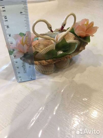 Корзина поделка из ракушек