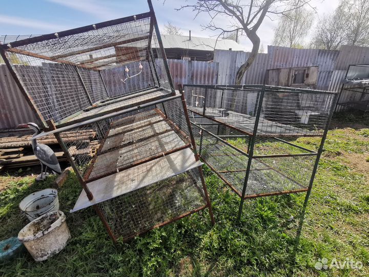 Клетки металлические под куриц