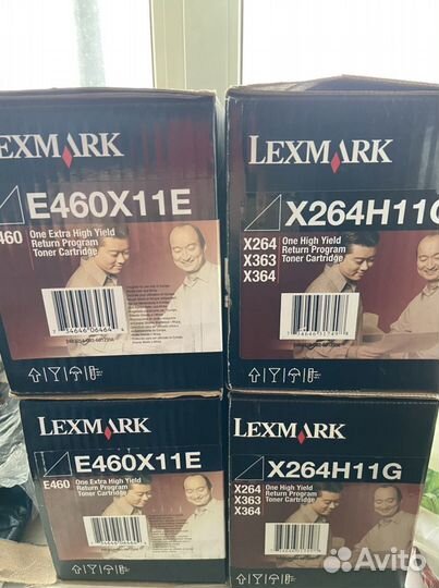 Картриджи lexmark