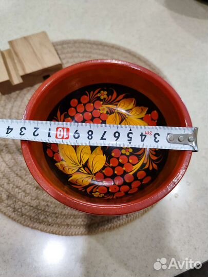 Посуда из дерева Хохлома