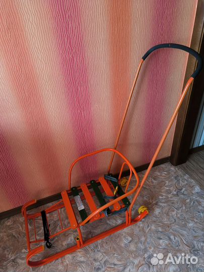 Детские санки с колесами