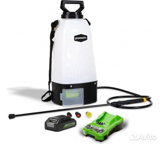 Опрыскиватель аккумуляторный Greenworks GSP1250K2