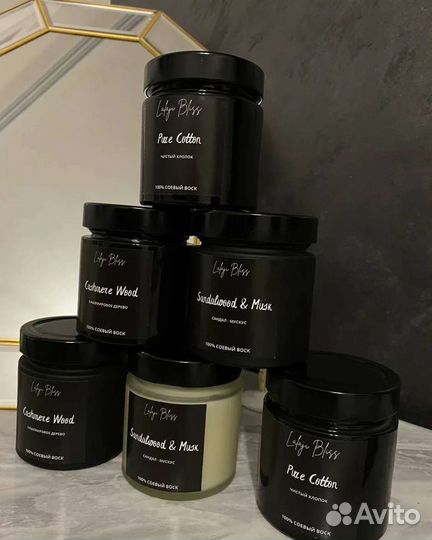 Свечи из соевого воска