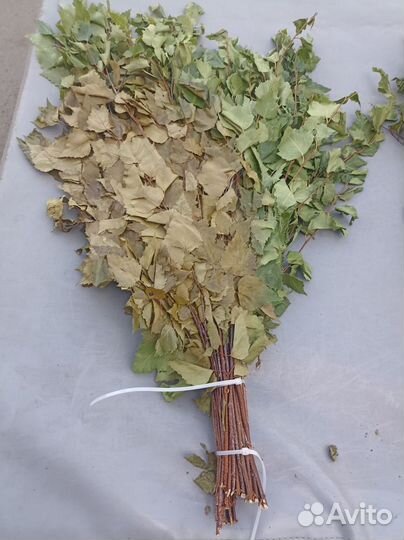 Веники для бани березовый на корм животным