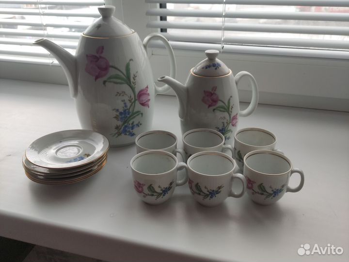 Кофейный сервиз гдр кольдиц