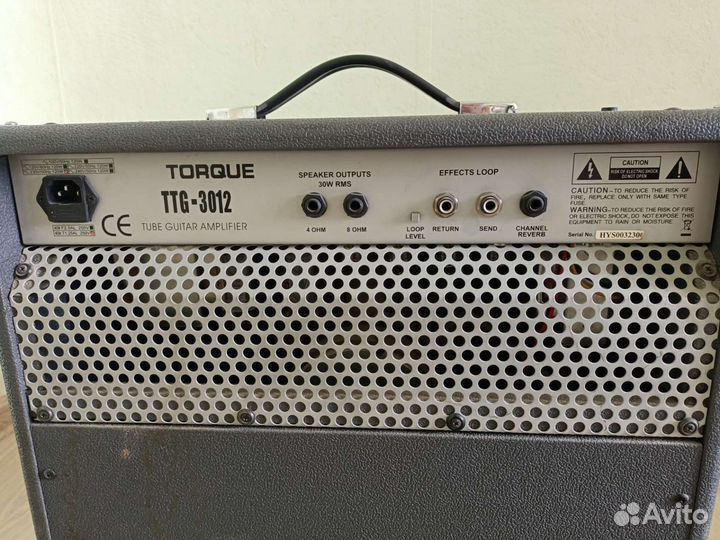 Ламповый комбоусилитель torque TTG3012
