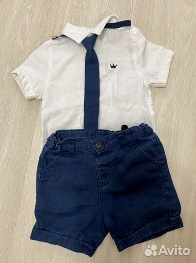 Костюм для мальчика шорты рубашка