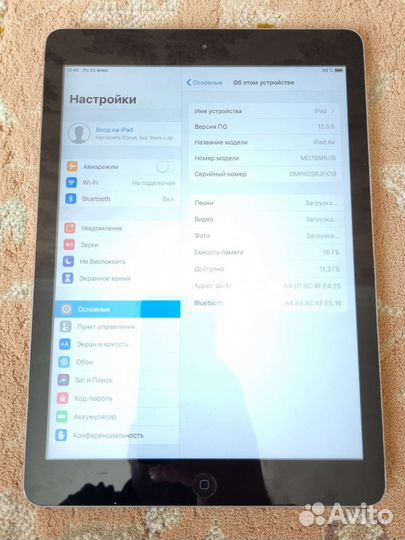 iPad Air 16GB Wi-Fi Space Gray