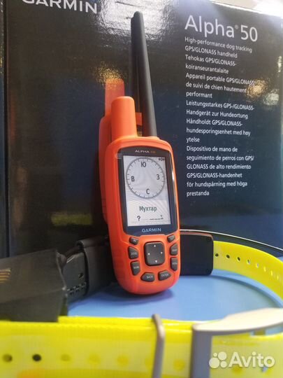 Garmin alpha 50 c ошейником T5X
