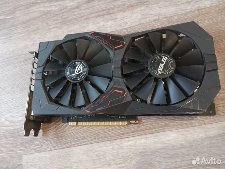 Видеокарта rx570 8gb asus strix