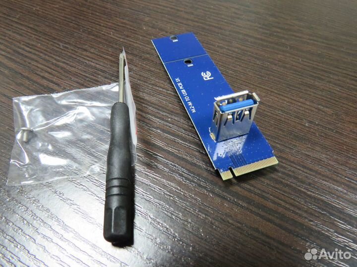 Райзер переходник адаптер M2-M PCI-e - USB