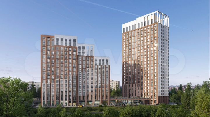 4-к. квартира, 96,2 м², 2/25 эт.