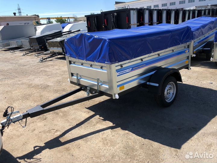 Легковой прицеп Кремень 2,2х1,3x0,5 самосвал