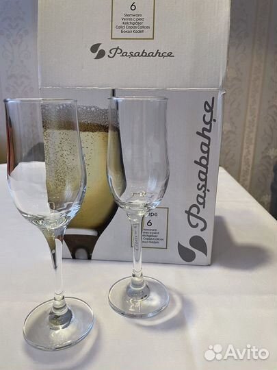 Набор Бокалов под шампанское 6шт