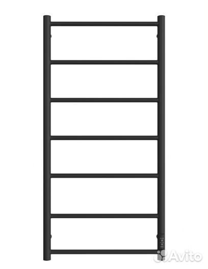 Электр. полотенцесушитель J neo Черный матовый 100