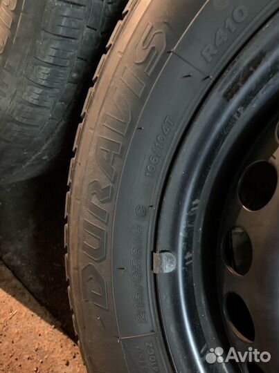 R16 Bridgestone Duravis R410 215/65, PCD 5x120 DIA 65.1