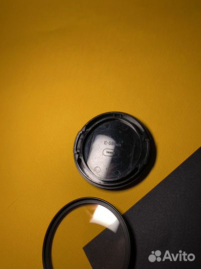 Крышка объектива и фильтр UV 58 мм