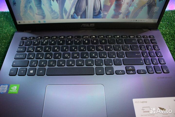 Игровой ноутбук asus R521F i3/MX250 2G/8G/SSD