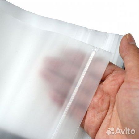 Пакеты зип лок с бегунком матовые 35х45