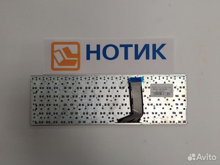 Клавиатура для ноутбука Asus X756 черная без рамки