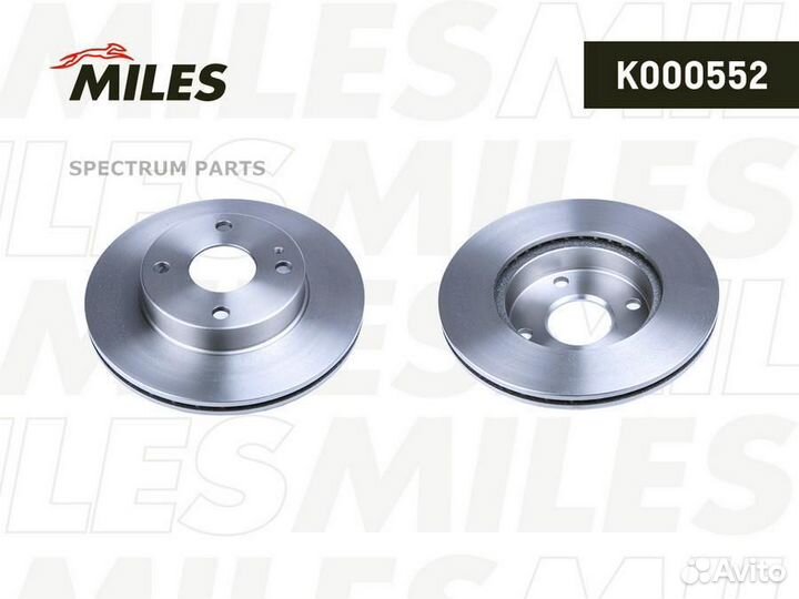 Miles K000552 Диск тормозной передний D235мм. mazd
