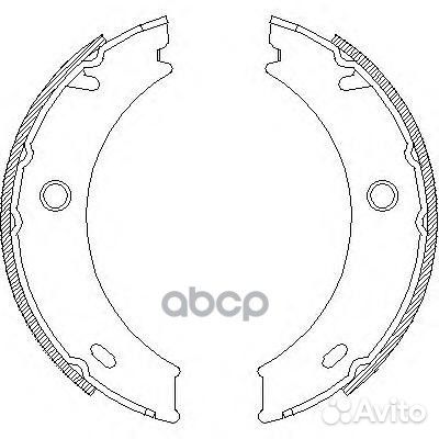 4714.01 колодки барабанные ручника MB Sprint