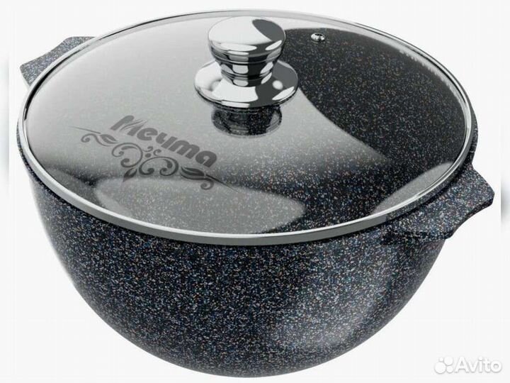 Казан 7л для плова Гранит star