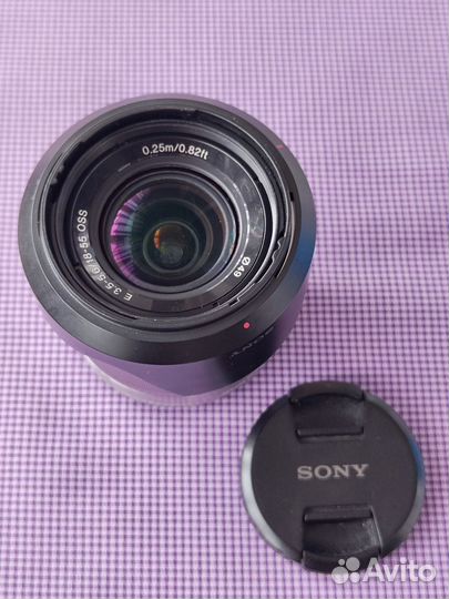 Объектив Sony SEL 1855. Sony E 3.5-5.6/18-55 OSS