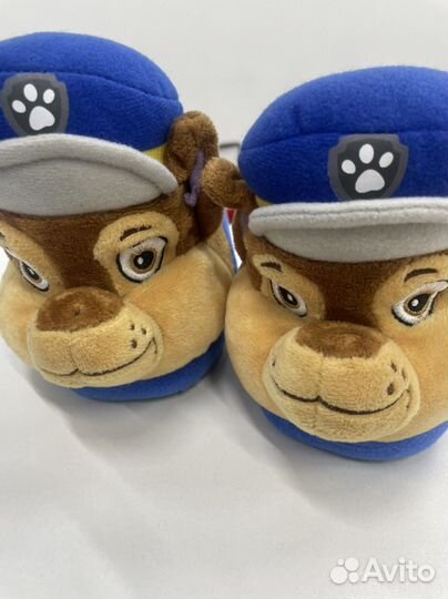 Тапочки детские щенячий патруль и Марвел