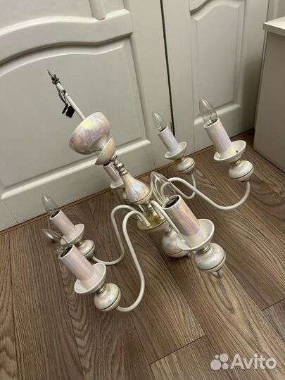 Люстра фарфоровая винтажная