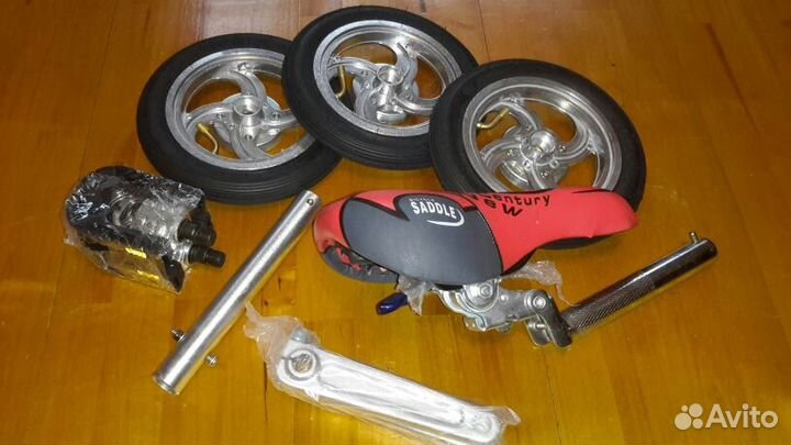 A-Bike колеса педали седло - складной велосипед