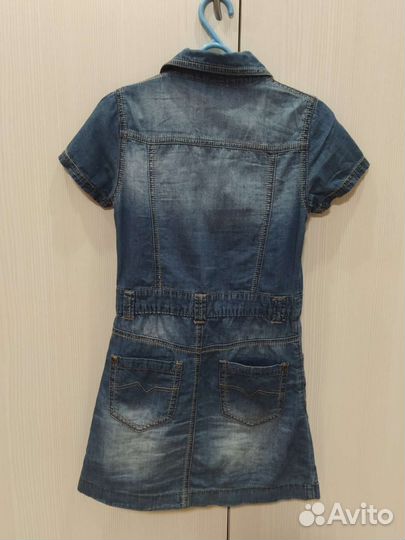 Джинсовый сарафан 122