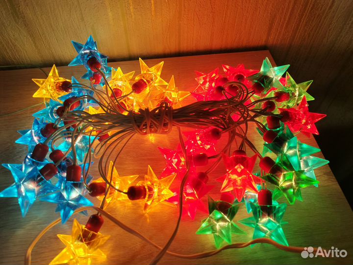 Гирлянда СССР Кристалл 40 ламп