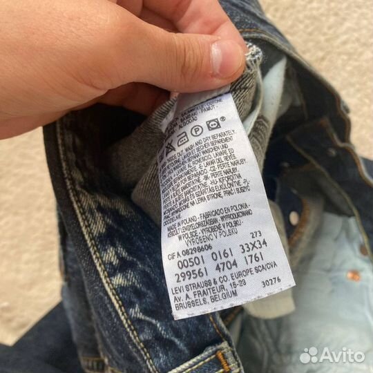 Мужские джинсы levis 501