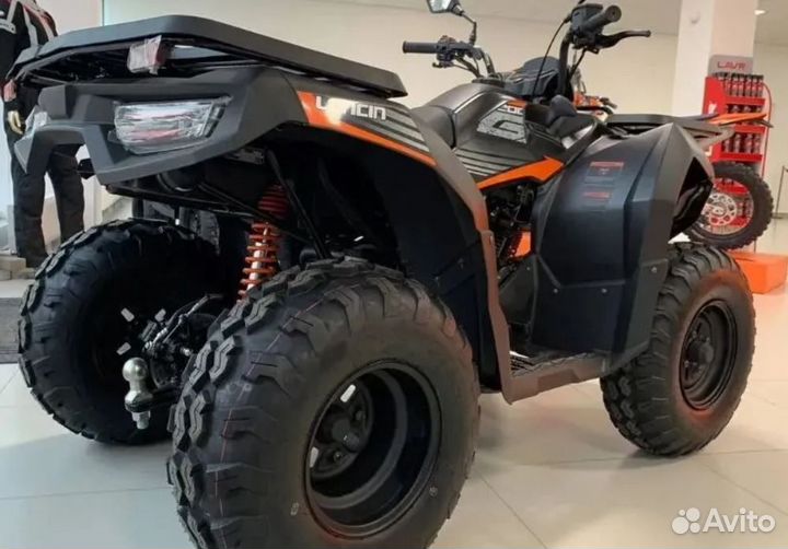 Квадроцикл Loncin Overland 200 черно-оранжевый