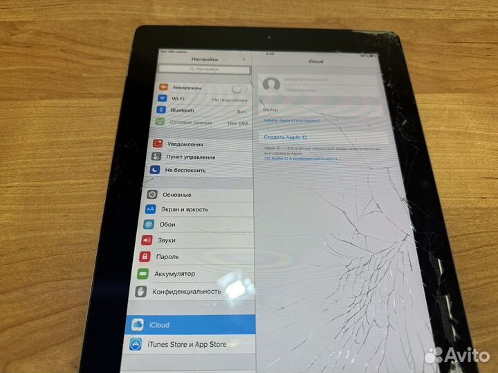 Арт.889 iPad 2 16gb на запчасти