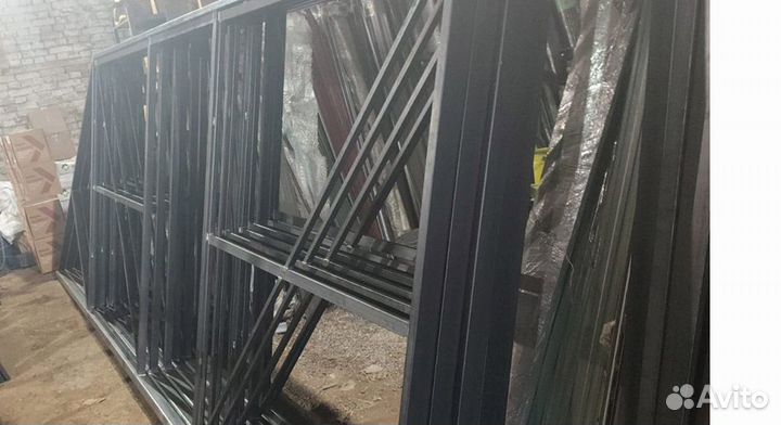 Откатные ворота - каркас