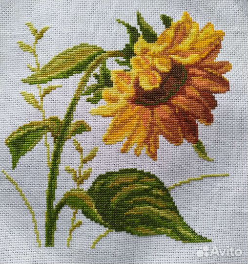 Набор для вышивания, RTO, Подсолнух, остатки