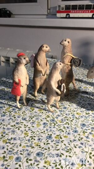 Ватные игрушки ручная работа