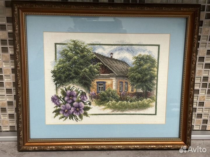 Картина вышитая крестом