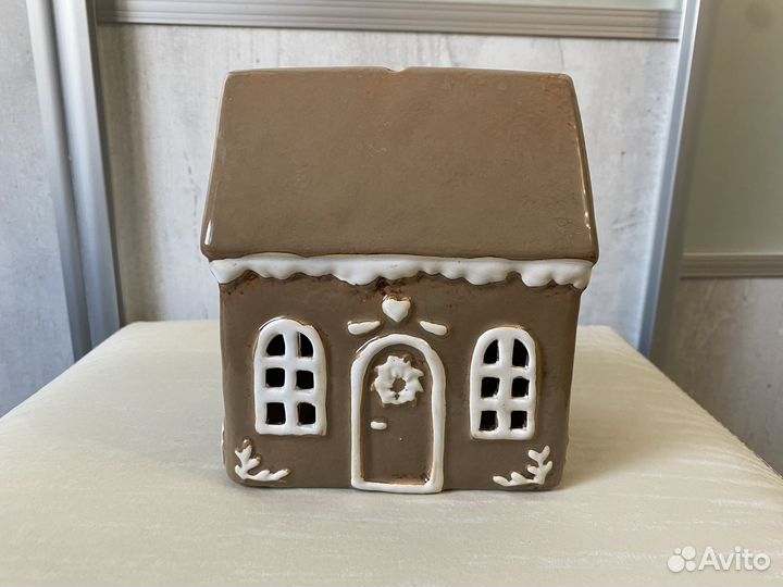 Керамический домик подсвечник IB laursen