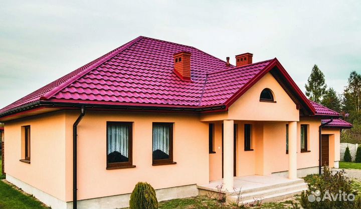 Кровля из металлочерепицы под ключ