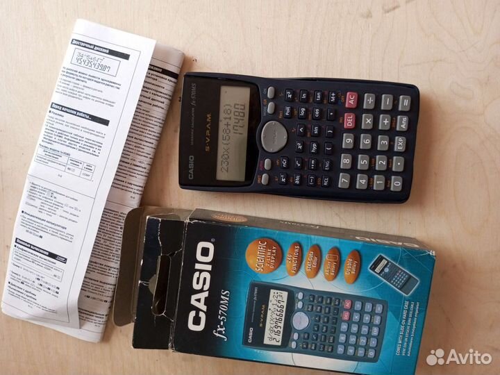 Калькуляторы Электроника мк52, Casio fx-570MS