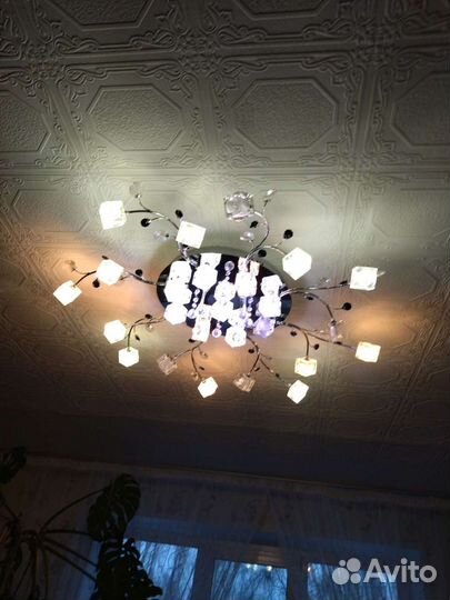 Люстра потолочная светодиодная бу