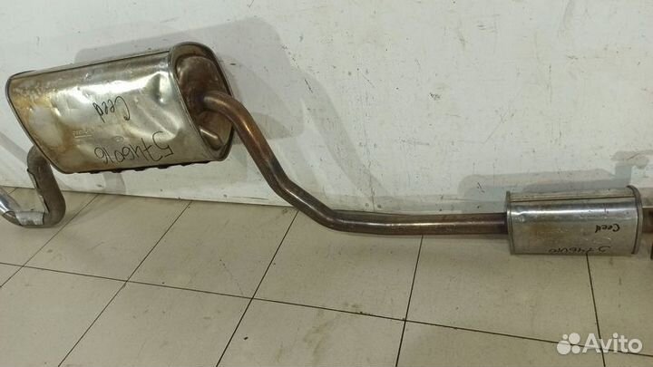 Задняя банка глушителя Киа