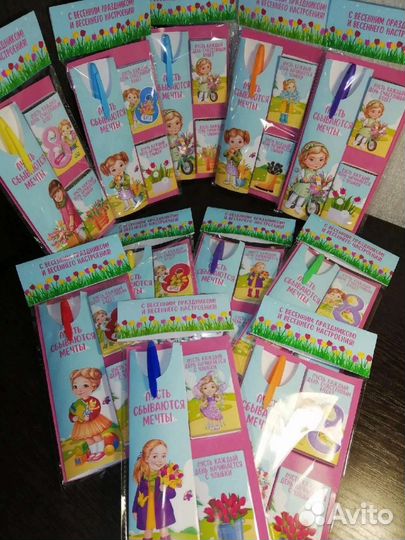 Набор с ручкой 8 марта