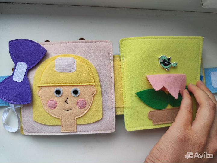 Развивающая книжка из фетра