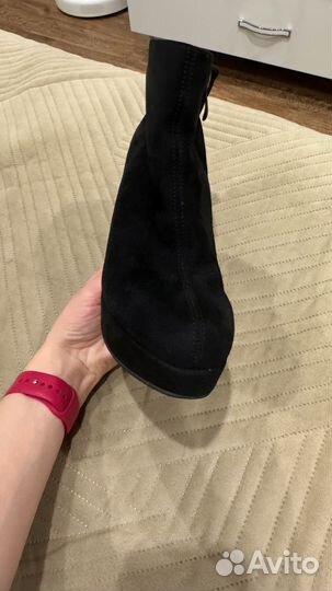 Ботильоны женские замшевые