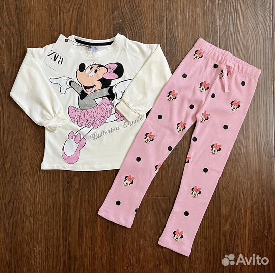 Костюм для девочки с леггинсами Zara